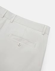 Quần short nam basic cạp âu phối chun bản