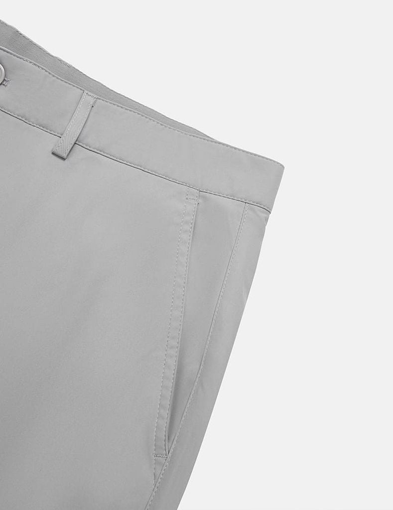 Quần short nam basic cạp âu phối chun bản
