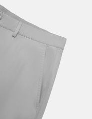 Quần short nam basic cạp âu phối chun bản