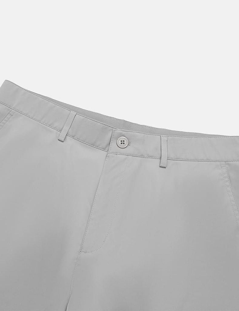 Quần short nam basic cạp âu phối chun bản