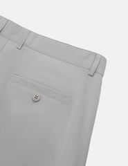 Quần short nam basic cạp âu phối chun bản