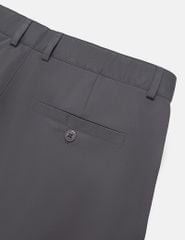 Quần short nam basic cạp âu phối chun bản