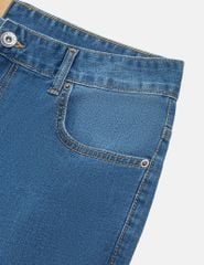 Quần short jean nam mài nhẹ
