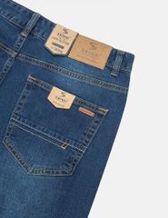 Quần short jean nam mài nhẹ