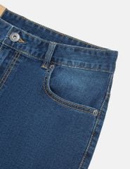 Quần short jean nam mài nhẹ