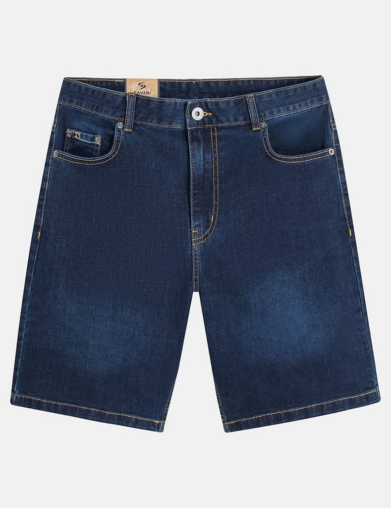 Quần short jean nam mài nhẹ