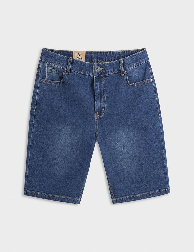 Quần short jean nam MSJ005S4