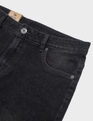 Quần short jean nam mài nhẹ dáng ôm vừa