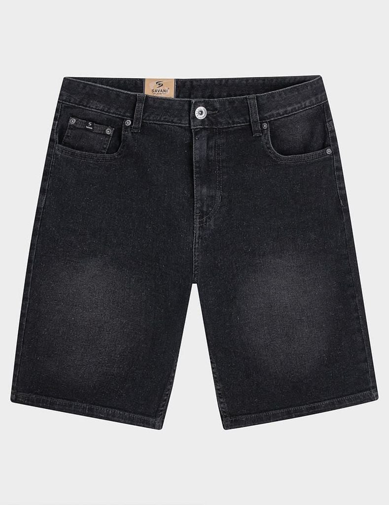 Quần short jean nam mài nhẹ dáng ôm vừa