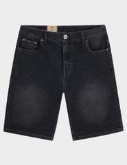 Quần short jean nam mài nhẹ dáng ôm vừa