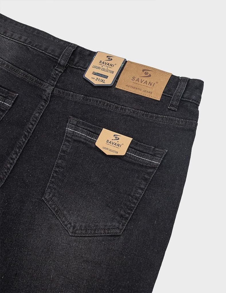 Quần short jean nam mài nhẹ dáng ôm vừa