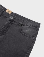 Quần short jean nam mài nhẹ dáng ôm vừa