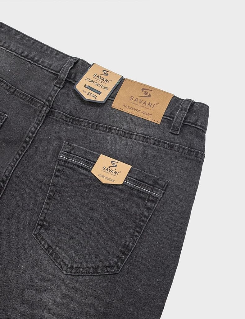 Quần short jean nam mài nhẹ dáng ôm vừa