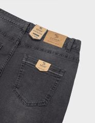 Quần short jean nam mài nhẹ dáng ôm vừa