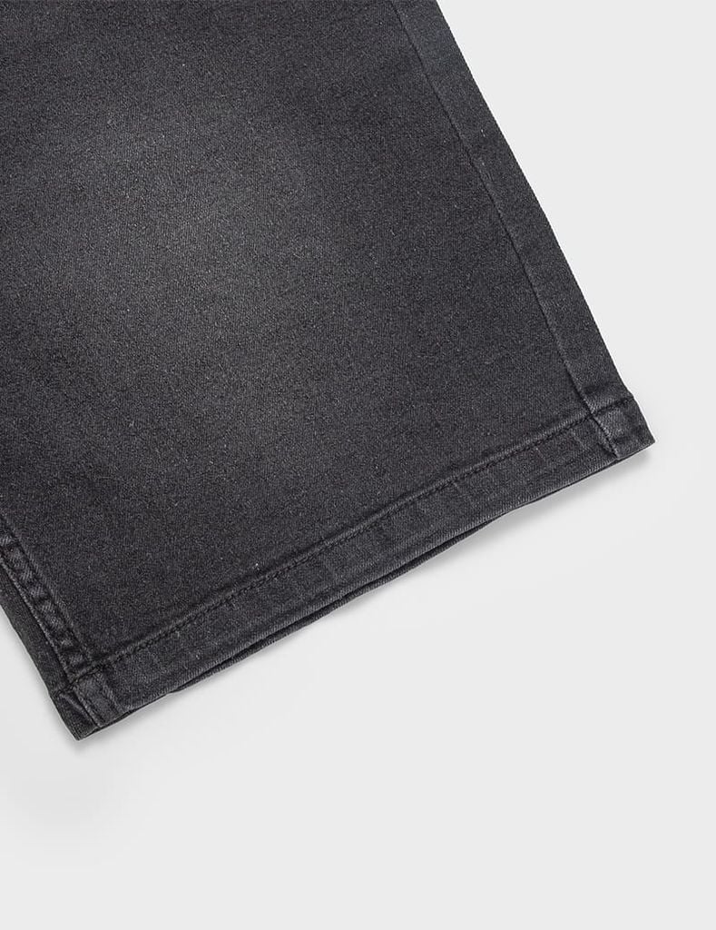 Quần short jean nam mài nhẹ dáng ôm vừa
