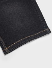 Quần short jean nam mài nhẹ mác dệt kẹp trang trí