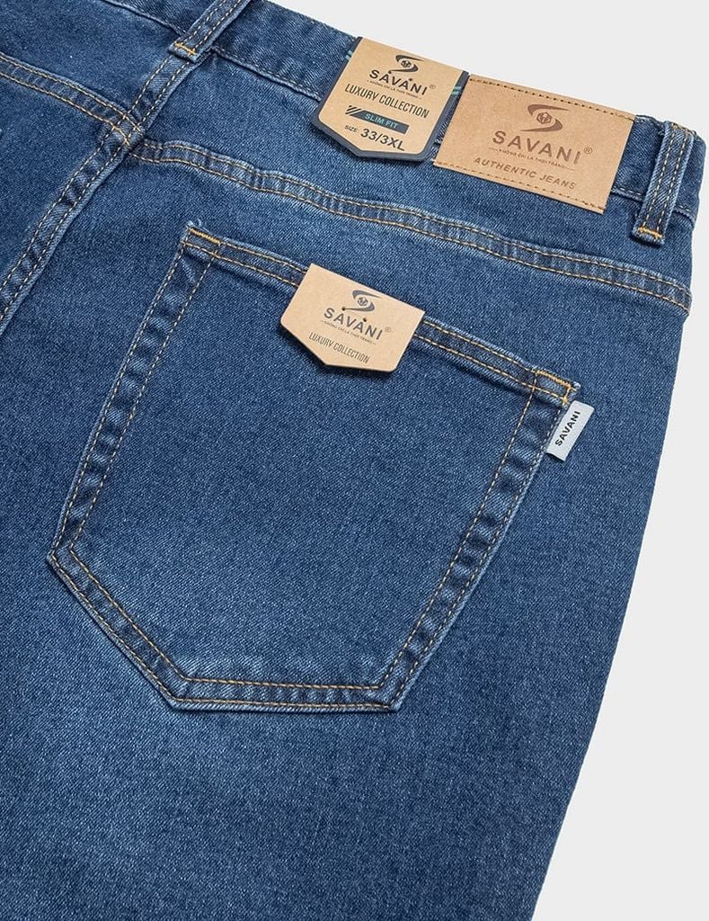 Quần short jean nam MSJ007S4