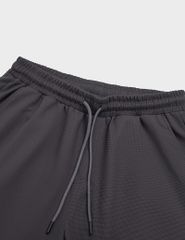 Quần short nam dệt kim ép gấu dáng ôm vừa
