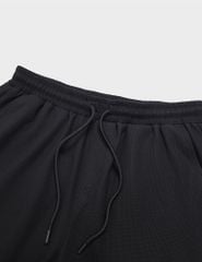 Quần short nam dệt kim ép gấu dáng ôm vừa