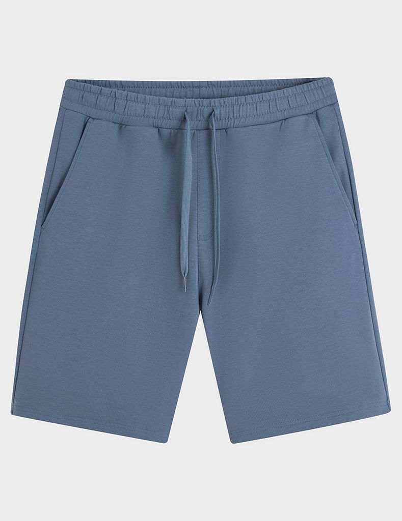 Quần short nam dệt kim túi ốp sau