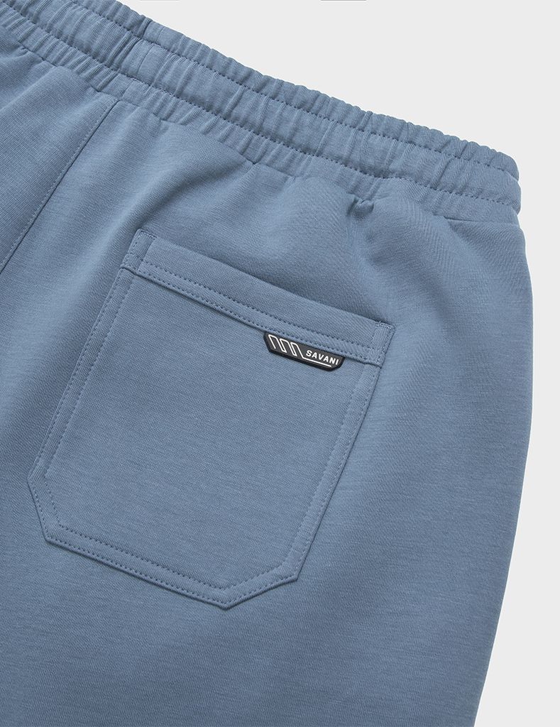 Quần short nam dệt kim túi ốp sau