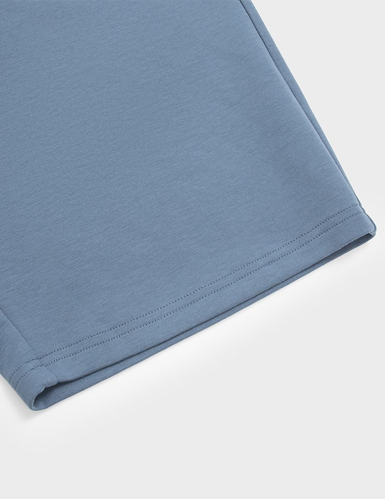 Quần short nam dệt kim túi ốp sau