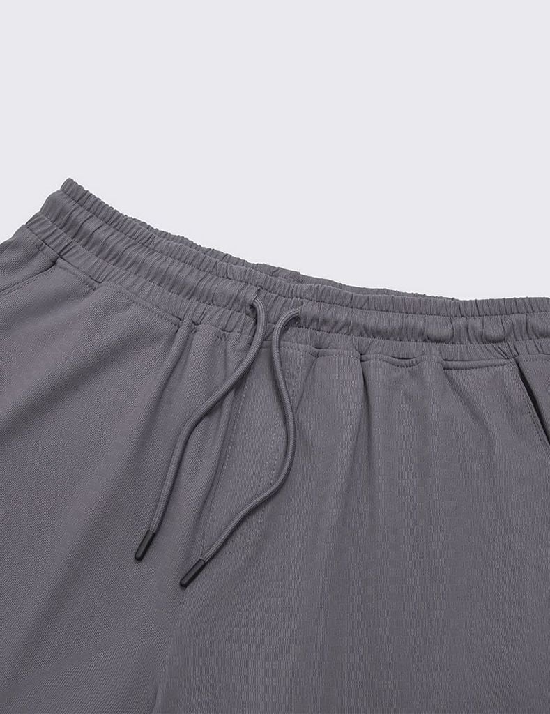 Quần short dệt kim nam pack cao su gấu trái