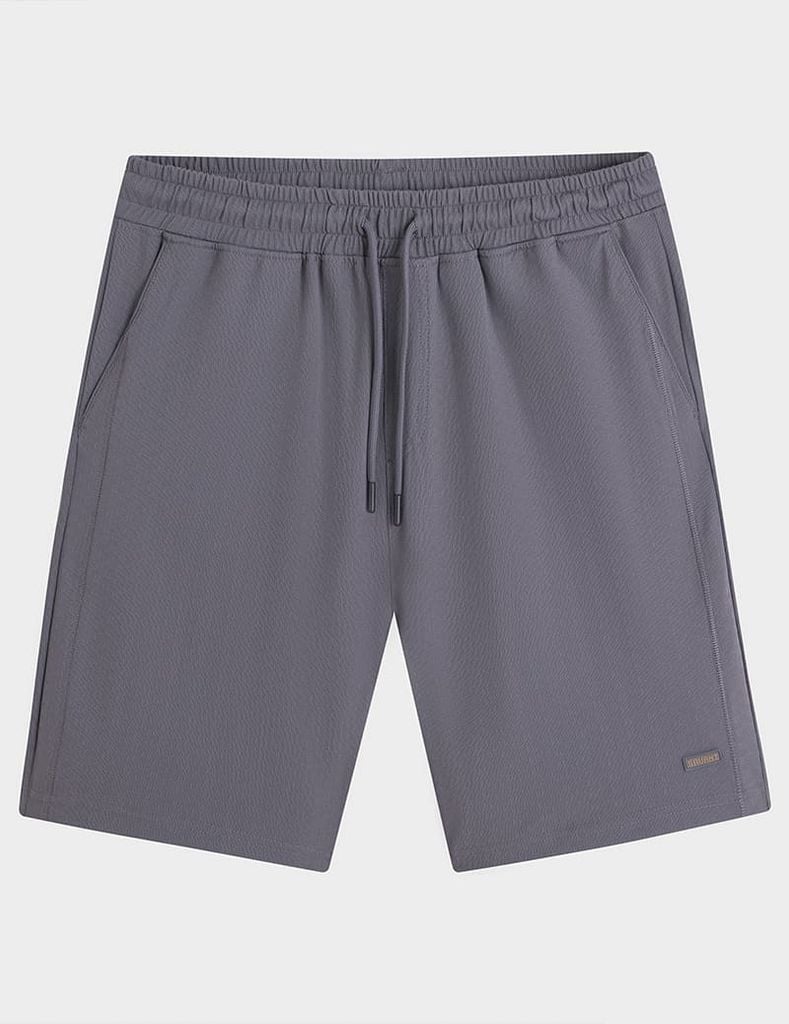 Quần short dệt kim nam pack cao su gấu trái
