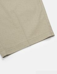Quần short khaki nam cạp thường kẹp mác da