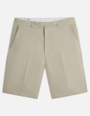 Quần short khaki nam cạp thường kẹp mác da