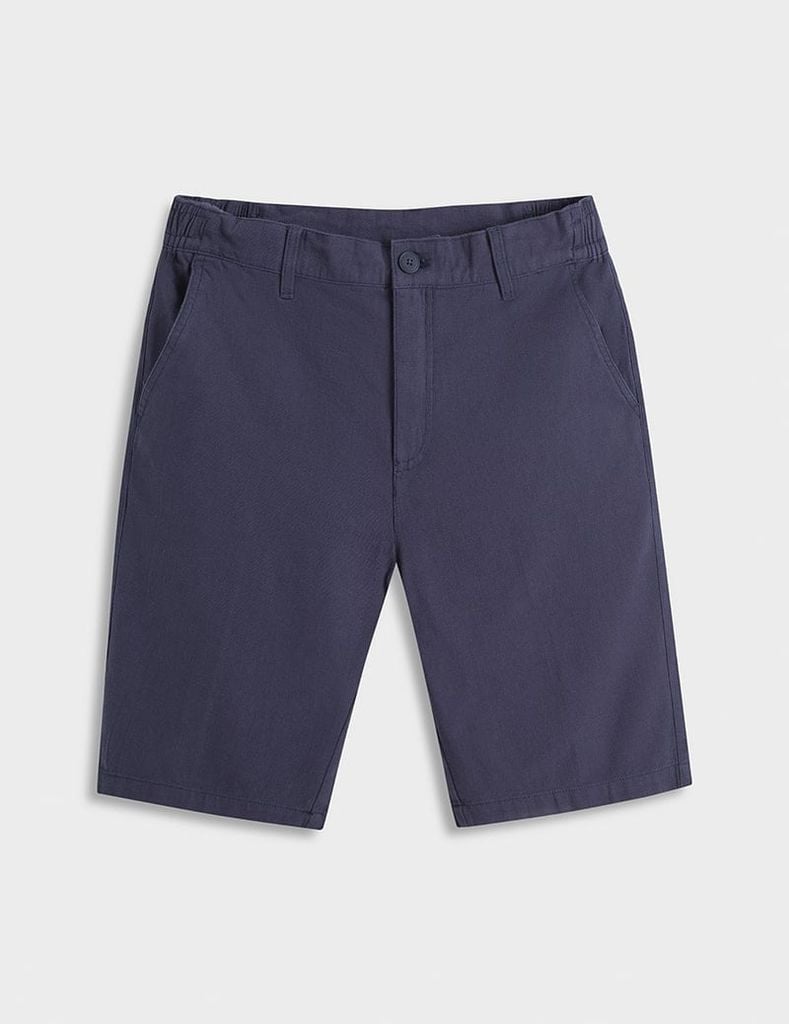 Quần short khaki đũi nam MSO006S4