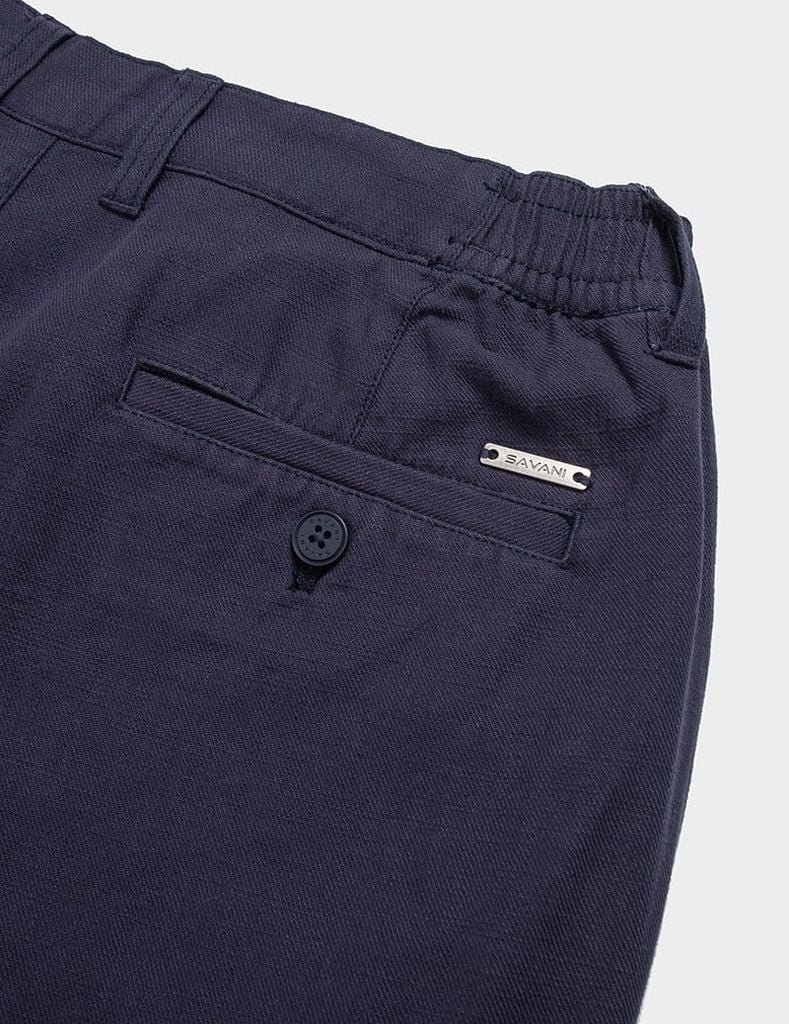 Quần short khaki đũi nam MSO006S4