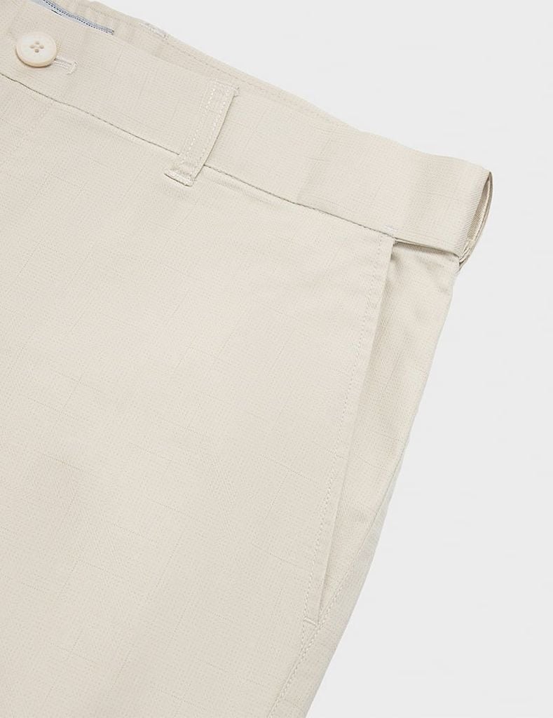 Quần short khaki nam cạp tăng đơ