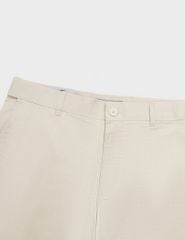 Quần short khaki nam cạp tăng đơ