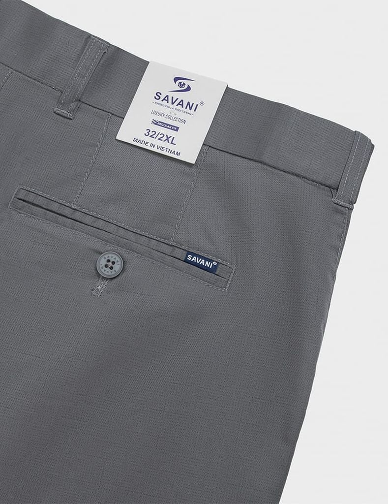 Quần short khaki nam cạp tăng đơ