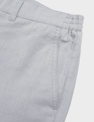 Quần short nam khaki đũi cạp chun hai bên sườn