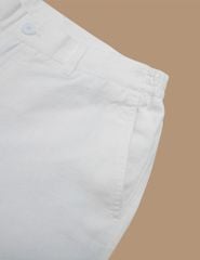 Quần short nam khaki đũi cạp chun hai bên sườn