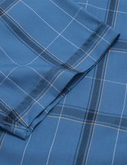 Áo sơ mi ngắn tay kẻ nam tà lượn không túi