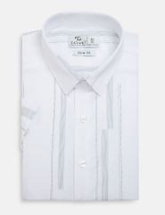 Áo sơ mi nam ngắn tay tà lượn không túi