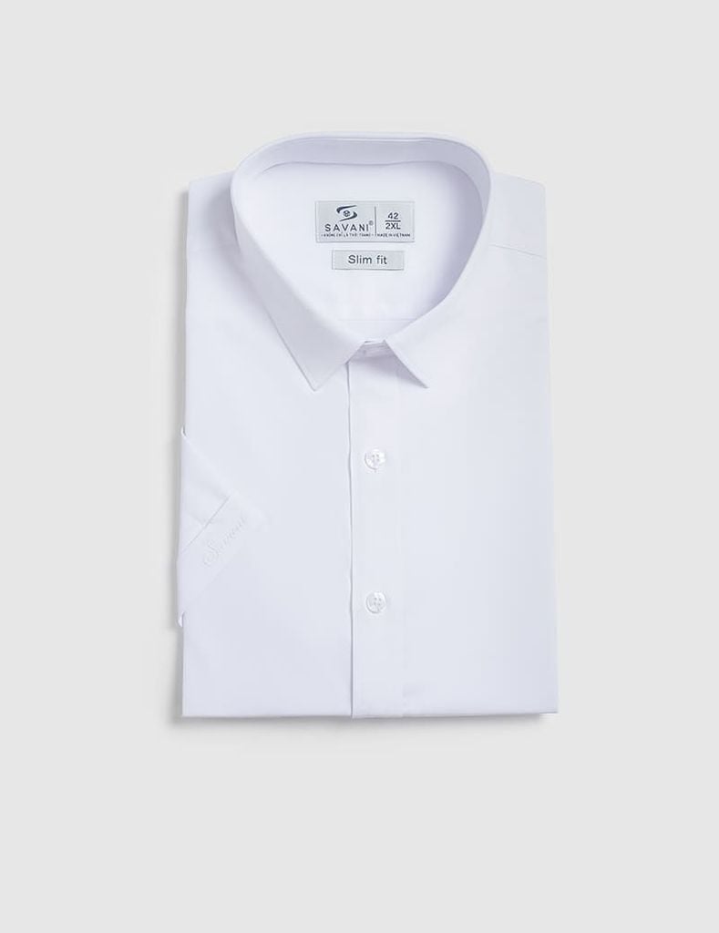 Áo sơ mi nam ngắn tay tà lượn MSS032S4