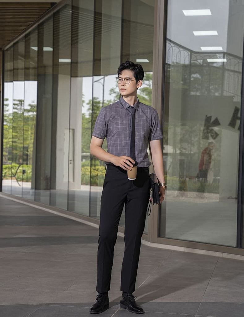 Áo sơ mi ngắn tay nam MSS035S4