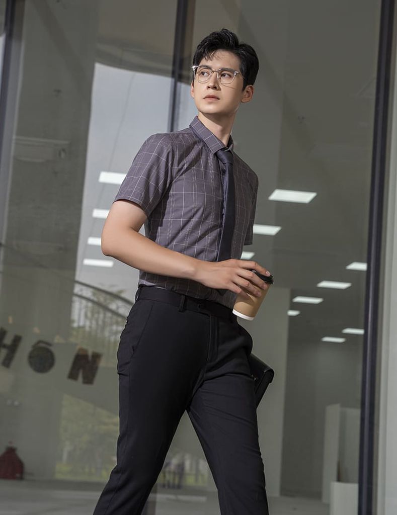 Áo sơ mi ngắn tay nam MSS035S4