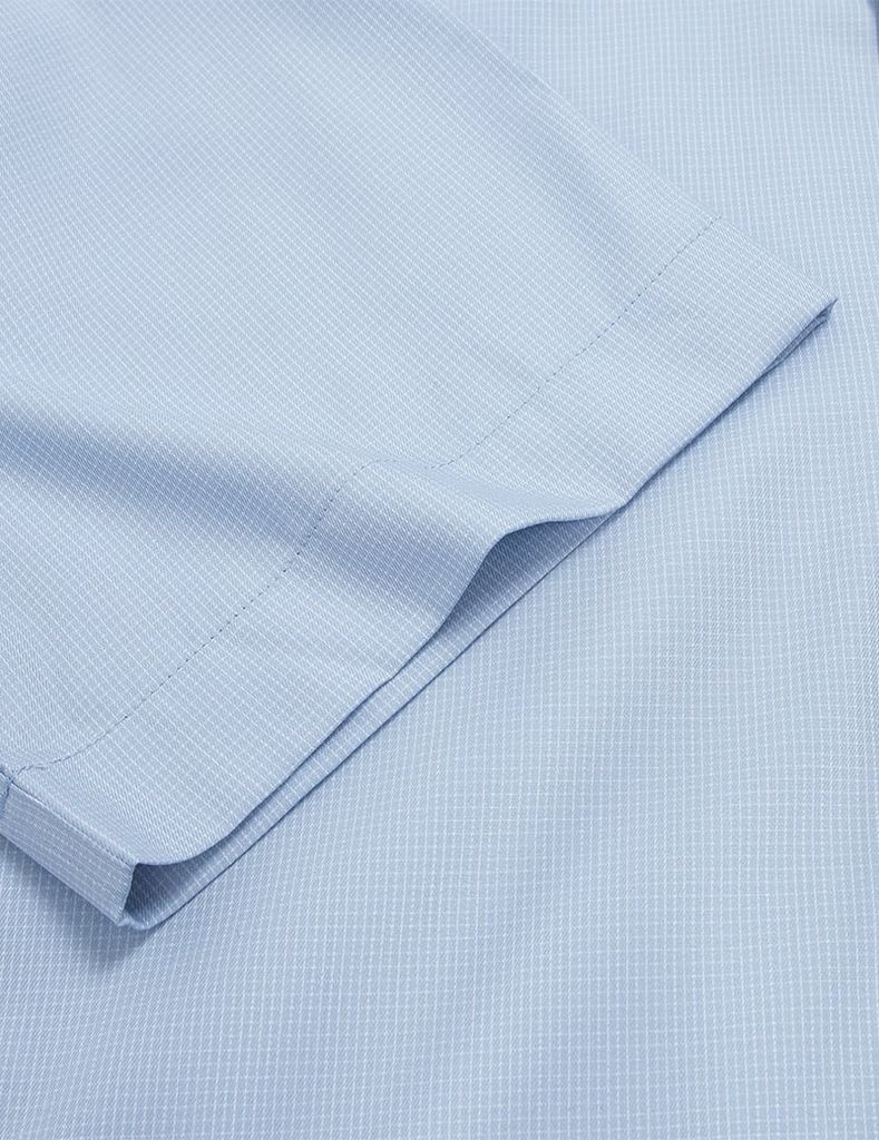 Áo sơ mi ngắn tay kẻ tà bằng có túi