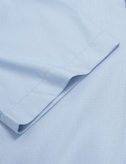 Áo sơ mi ngắn tay kẻ tà bằng có túi