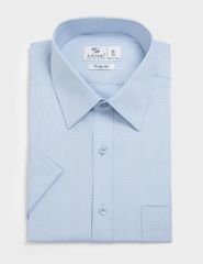 Áo sơ mi ngắn tay kẻ tà bằng có túi