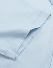 Áo sơ mi nam ngắn tay tà lượn không túi