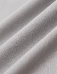 Áo sơ mi nam ngắn tay tà lượn không túi dệt jacquard