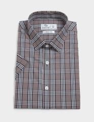 Áo sơ mi ngắn tay tà lượn MSS089S4
