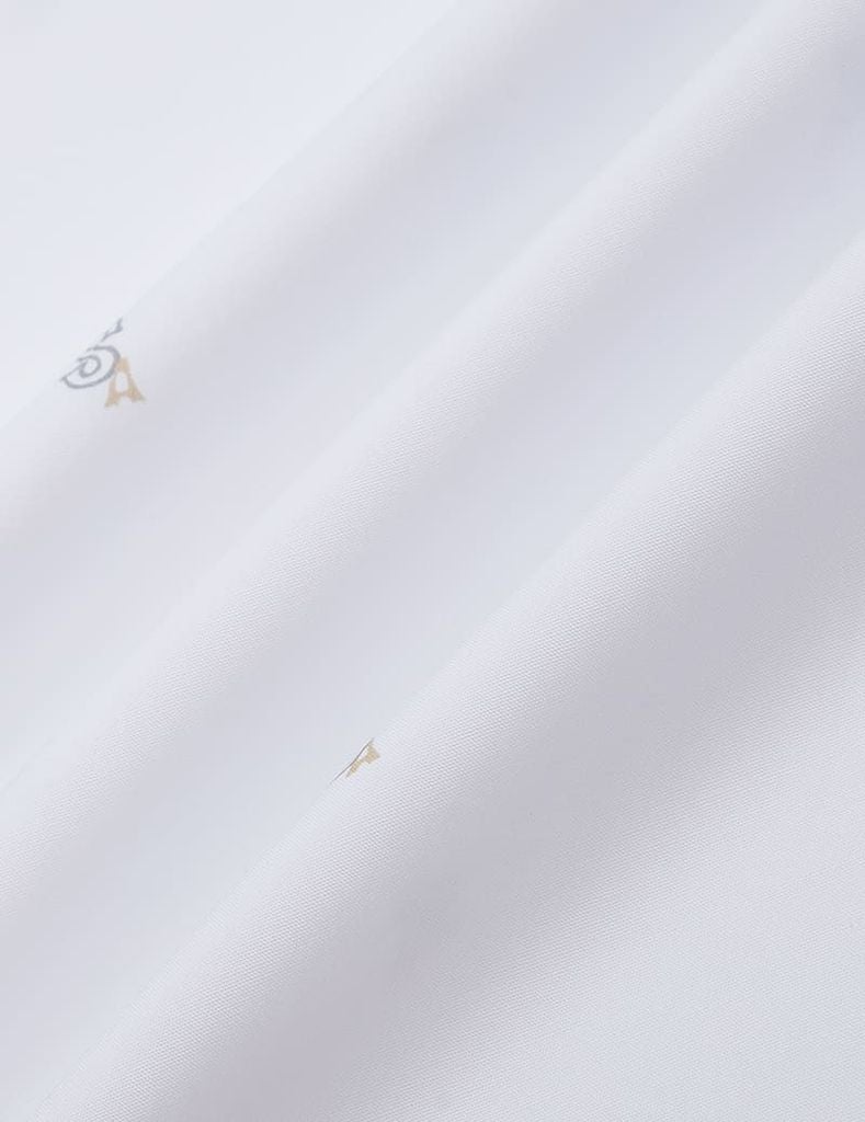 Áo sơ mi ngắn tay tà lượn không túi