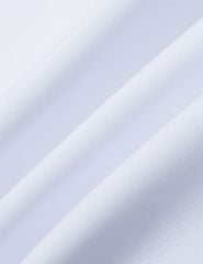 Áo sơ mi trắng nam ngắn tay tà bằng có túi